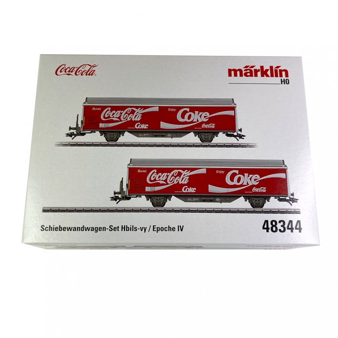 Wagons Parois Coulissantes Coca Cola Cff Ffs Ep Iv Marklin