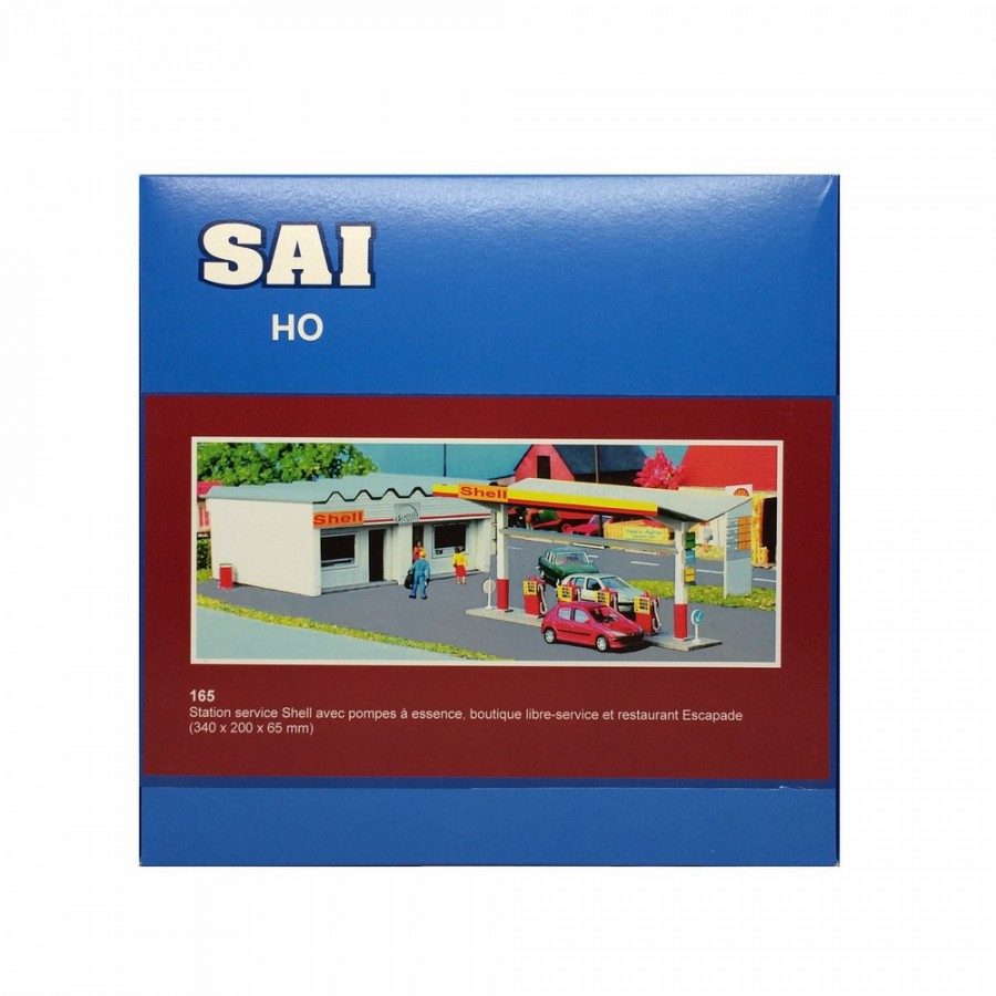 Station Service Shell HO SAI 165 Modelisme Ferroviaire Neuf