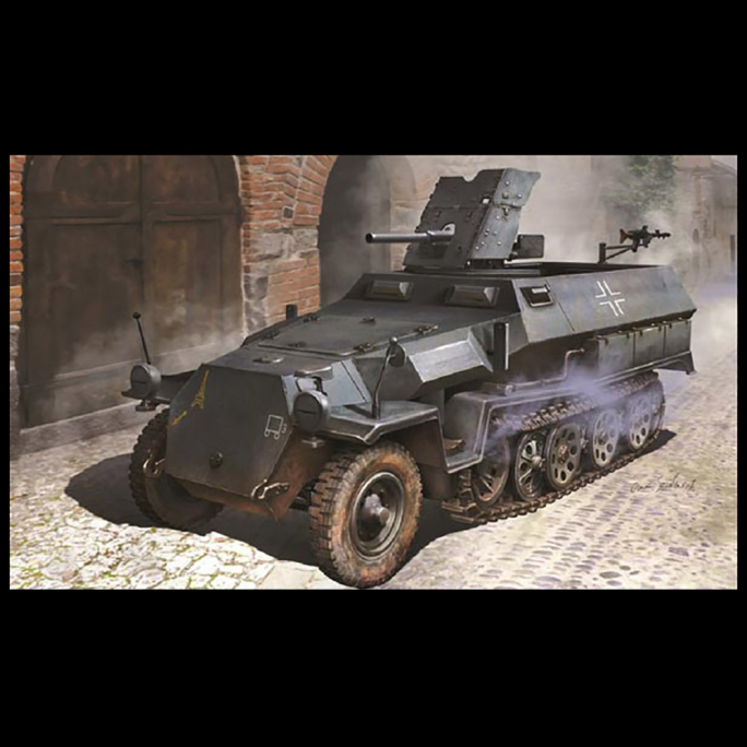 Véhicule Blindé Sd Kfz 251 10 Ausf C Chenillé Armé DRAGON 6983