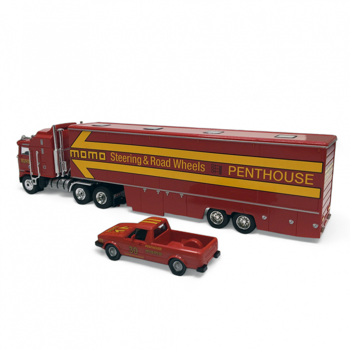 Camion Kenworth K Aerodyne Momo Et VW Caddy Rouge Brekina 85735