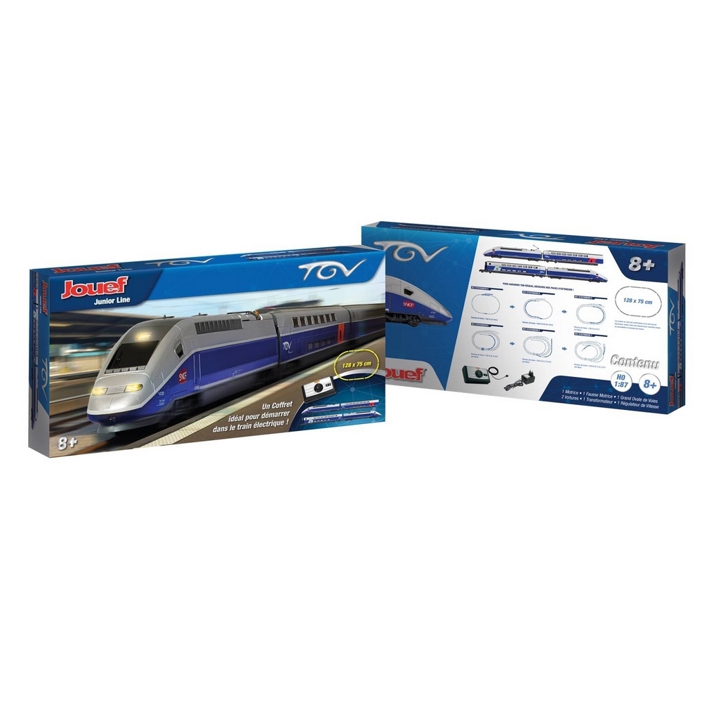 Mehano - Coffret de Train TGV Ouigo avec Transformateur et Régulateur de  Vitesse - Echelle Ho, Bleu
