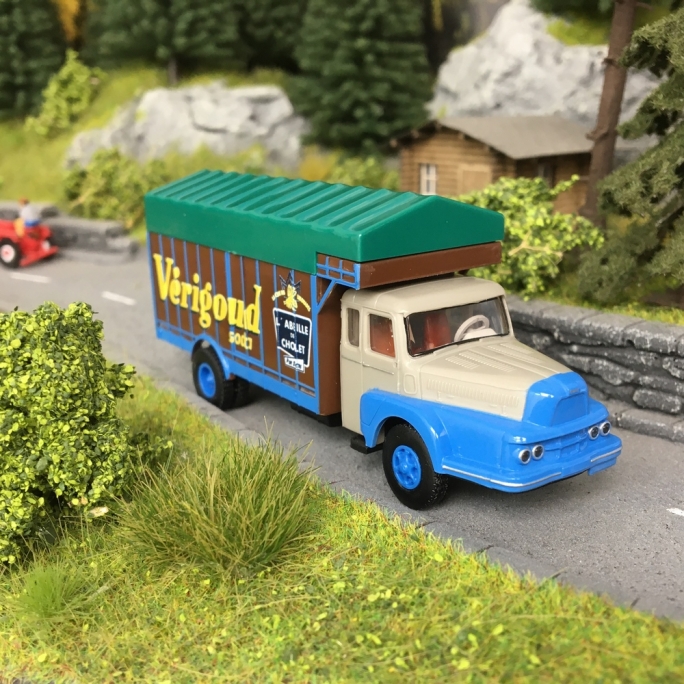 Camion Unic ZU 122 Izoard Soda Verigoud 1957 -HO-1/87-BREKINA 85511