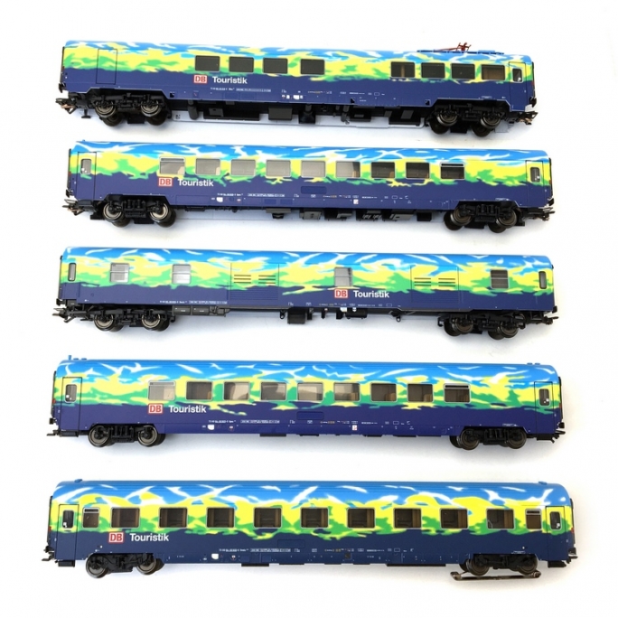 Coffret de 5 voitures voyageurs DB Ep V 3R-HO 1/87-MARKLIN 43879