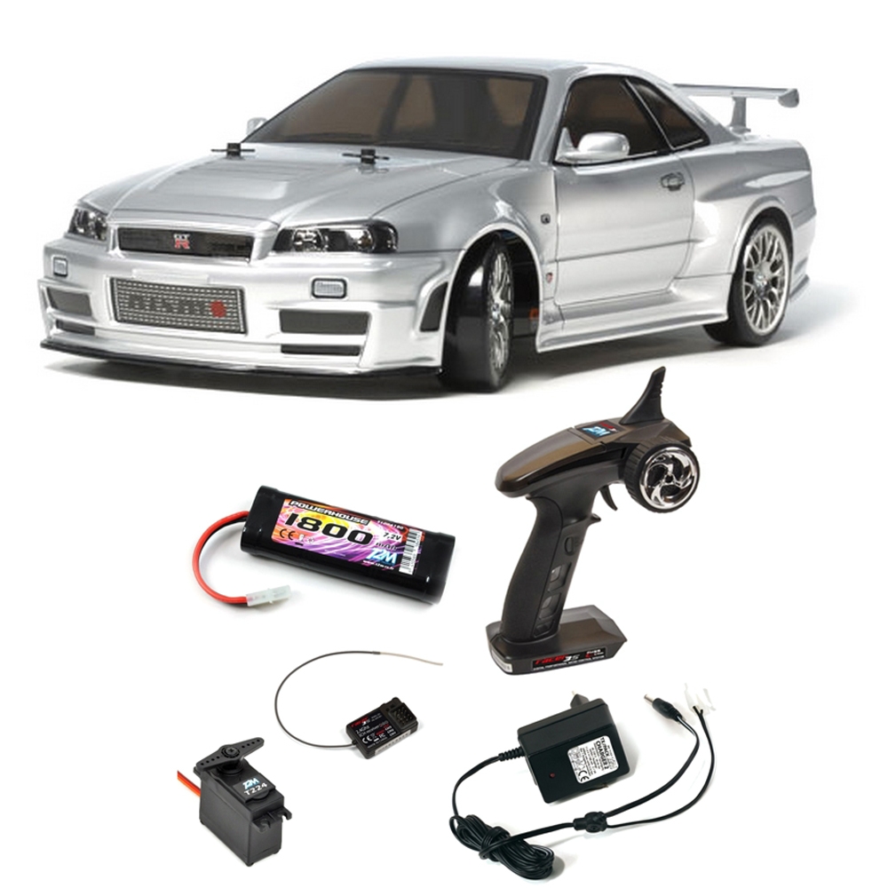 Pack Skyline Gt R R34 Z Tune Tt02d 4wd Kit 1 10 Tamiya Pck