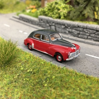 Peugeot 203 Bi-Ton Gris / Bordeaux-HO-1/87-BREKINA 29060