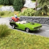 Plymouth Barracuda HEMI Convertible Verte-HO 1/87-RICKO 38083