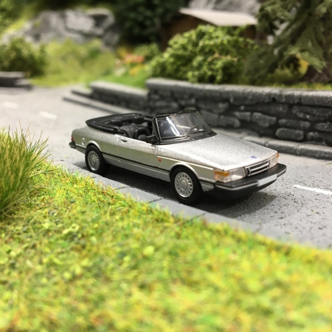 SAAB 900 Cabriolet Grise-HO 1/87-PCX870126