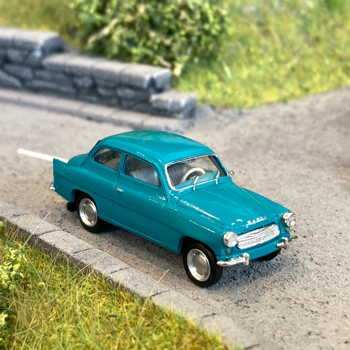 Skoda Octavia bleu vert -HO 1/87-BREKINA 27458