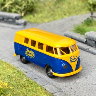 Volkswagen T1b Edeka bleu/jaune -HO 1/87-BREKINA 31609