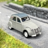 Citroën 2 CV AZLP 1958 grise, capote grise fermée -HO 1/87-SAI 6000