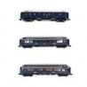 3 voitures CIWL Simplon Express-N 1/160-HOBBYTRAIN H22106