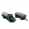 Camion Büssing 8000 transport de citerne + remorque, vert foncé  - WIKING 85602 - HO 1/87