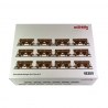 12 wagons trémies à toit pivotant Tdgrrs  DSB, Ep V - MARKLIN 46309 - HO 1/87