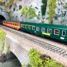 Train de 8 voitures Cologne - Ostende E318 / 319 Sncb, Ep IV - LSMODELS MW1601 - HO 1/87