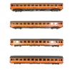 Train de 8 voitures Cologne - Ostende E318 / 319 Sncb, Ep IV - LSMODELS MW1601 - HO 1/87