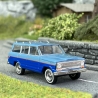 Jeep Wagoneer B Bi-Ton Bleu - BREKINA 19871 - HO 1/87