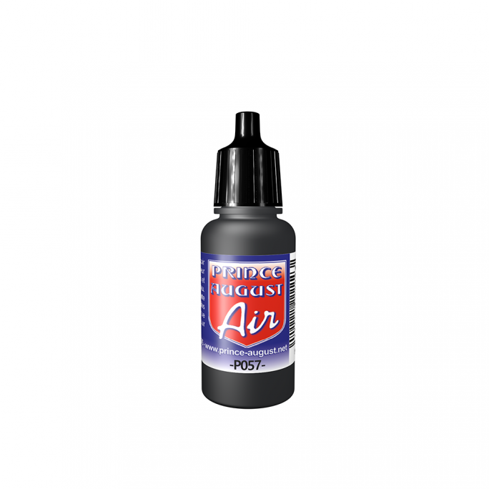 Peinture Noir 17 ml - PRINCE AUGUST P057