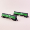 2 wagons citernes type Zacns "Green Cargo" SJ, Ep VI - ROCO 76026 - HO 1/87