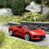 Corvette C8, Rouge - PCX 870209 - HO 1/87