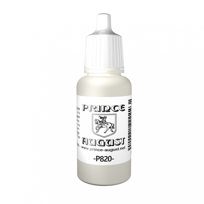 Peinture Acrylique, 17ml, Blanc Cassé - PRINCE AUGUST P820