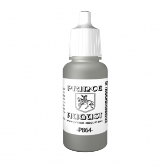 Peinture Acrylique, 17ml, Acier Naturel / Métal Poli - PRINCE AUGUST P864