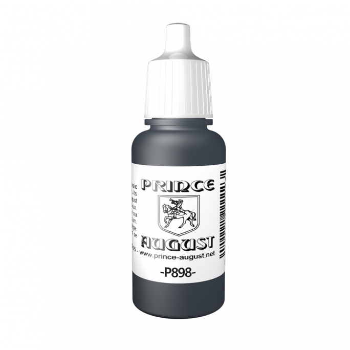 Peinture Acrylique, 17ml, Bleu Marine Foncé - PRINCE AUGUST P898