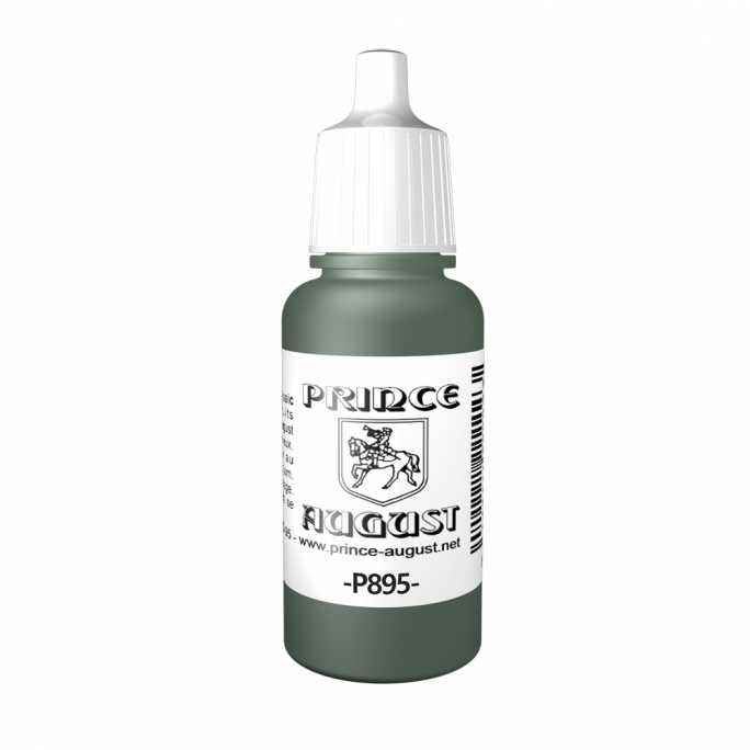 Peinture Acrylique, 17ml, Vert Panzer - PRINCE AUGUST P895