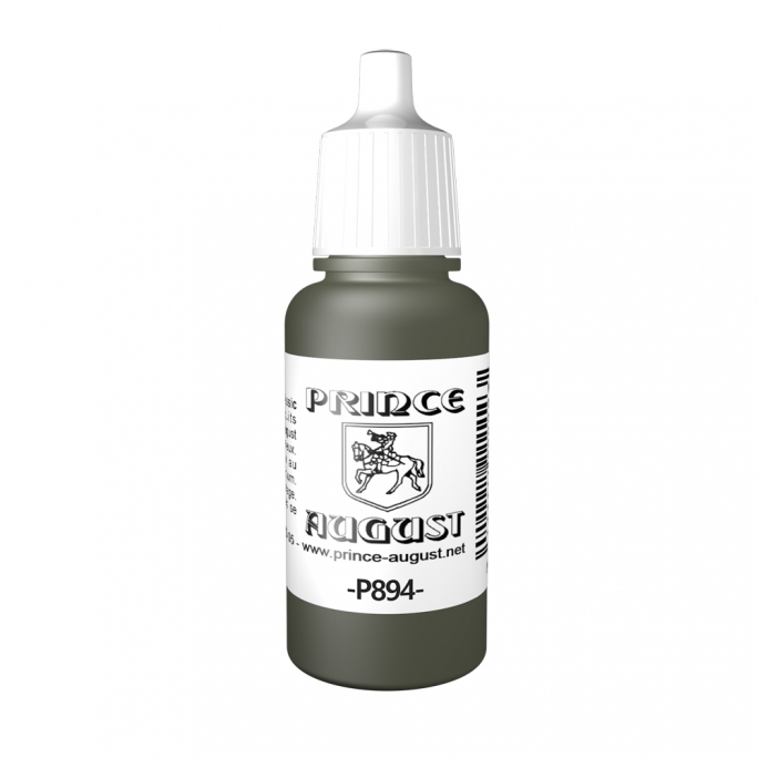 Peinture Acrylique, 17ml, Vert Russe - PRINCE AUGUST P894