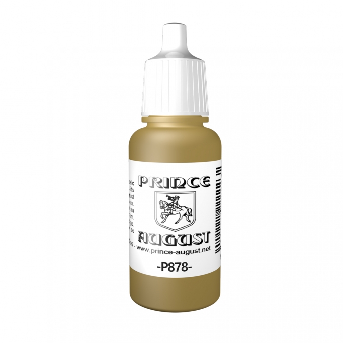 Peinture Acrylique, 17ml, Vieil Or - PRINCE AUGUST P878