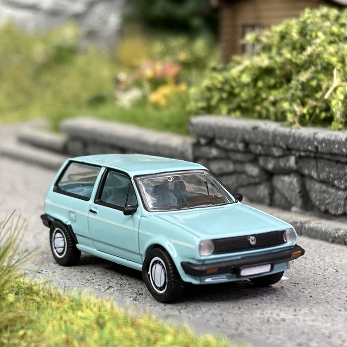 Volskwagen Polo II, "FOX" Turquoise - PCX 870334 - HO 1/87