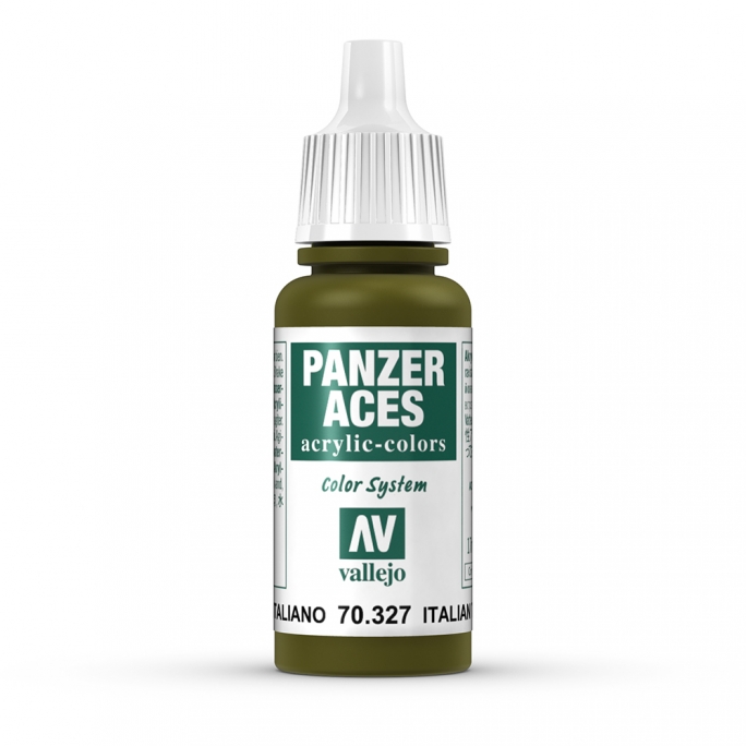 Peinture Acrylique, 17ml, Panzer Aces E.C. Italien - VALLEJO 70327