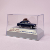 Peugeot 403 bleu Amiral, galerie et valises - SAI 1821 - HO 1/87