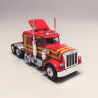 Camion Peterbilt 359 Rouge / Jaune - BREKINA 85709 - HO 1/87