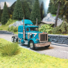 Camion Peterbilt 359 Turquoise / Blanc - BREKINA 85710 - HO 1/87