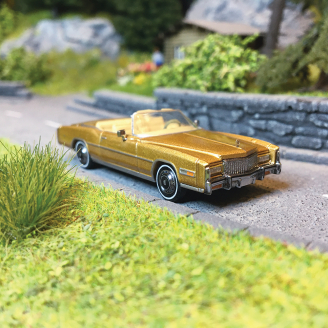 Cadillac Eldorado 1976, Convertible, Or métal - BREKINA 19752 - HO 1/87