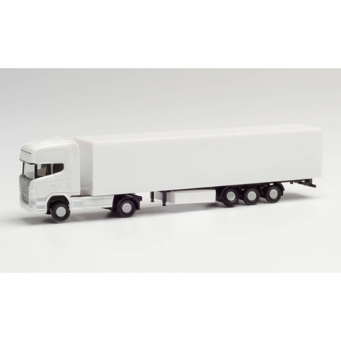 Scania R TL, Semi Remorque Fourgon Kit - HERPA 13802 - 1/160