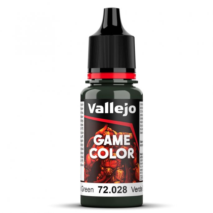 Peinture Acrylique, 17ml, Vert Foncé - VALLEJO 72028