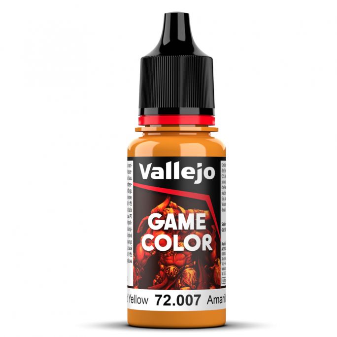 Peinture Acrylique, 17ml, Jaune d'Or - VALLEJO 72007