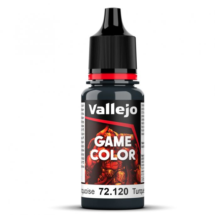 Peinture Acrylique, 17ml, Turquoise Abyssal - VALLEJO 72120