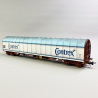 Wagon bâché Rils à bogies "CONTREX", Sncf, Ep V - JOUEF HJ6275 - HO 1/87