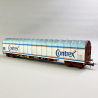 Wagon bâché Rils à bogies "CONTREX", Sncf, Ep V - JOUEF HJ6275 - HO 1/87