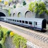 Coffret de voitures VTU livrée TER Rhône-Alpes, Ep V-VI - SNCF - LSMODELS 41202 - HO 1/87