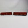 2 wagons tombereaux Eas, CD, Ep V - VI - ROCO 77045 - HO 1/87