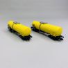 2 wagons citernes type Zans, GATX, Ep VI - FLEISCHMANN 825816 - N 1/160