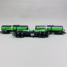 3 wagons citernes type Zacns "Pure Performance", Green Cargo SJ, Ep VI - FLEISCHMANN 825817 - N 1/160