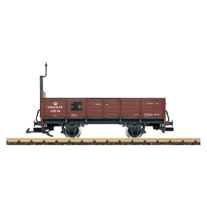 Wagon de marchandises ouvert 4122 K, K. Sächs. Sts. E.B., Ep I-VI - LGB 40274 - G 1/22.5