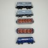 Coffret de wagons pour le transport de minerai - Minéralier, ARBED, Ep V - MARKLIN 48433 - HO 1/87