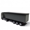 Camion Daf XG semi remorque benne, Gris  - Herpa 316231 - 1/87