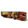 Camion Scania CS20 HD semi-remorque bachée, Orange - Herpa 316903  - 1/87