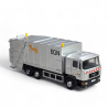 Camion Poubelle MAN F90, EGN, Gris clair - MINIS LC4664 - N 1/160